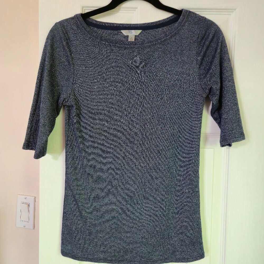 Scoopneck, 3/4 sleeve - Size S (4-6)